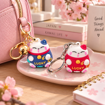 Porte-clés maneki