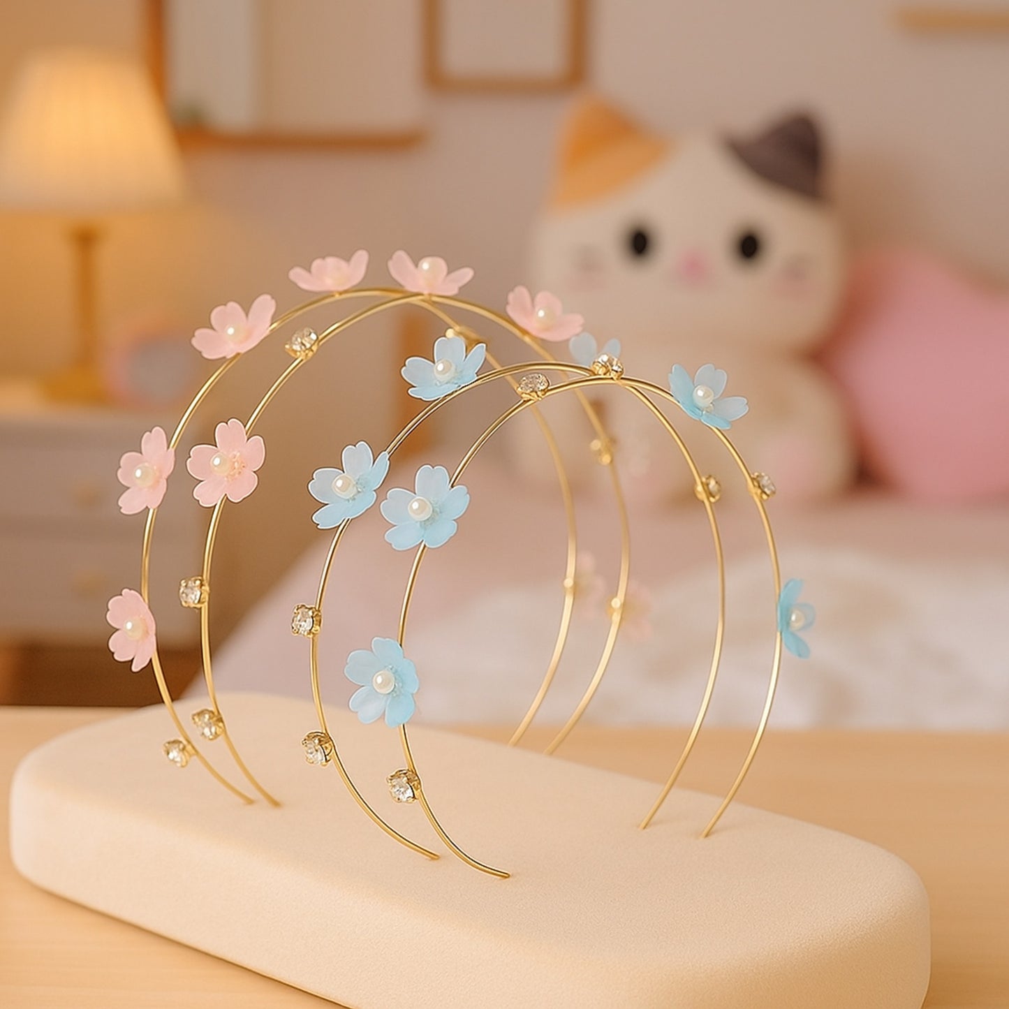 Serre-tête sakura strass