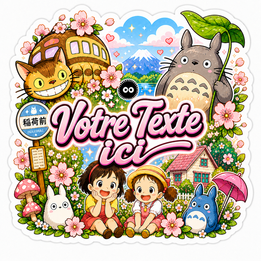 Sticker personnalisé Totoro