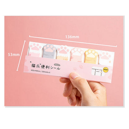 Sticky notes pattounes de chat (PROMO -20%)
