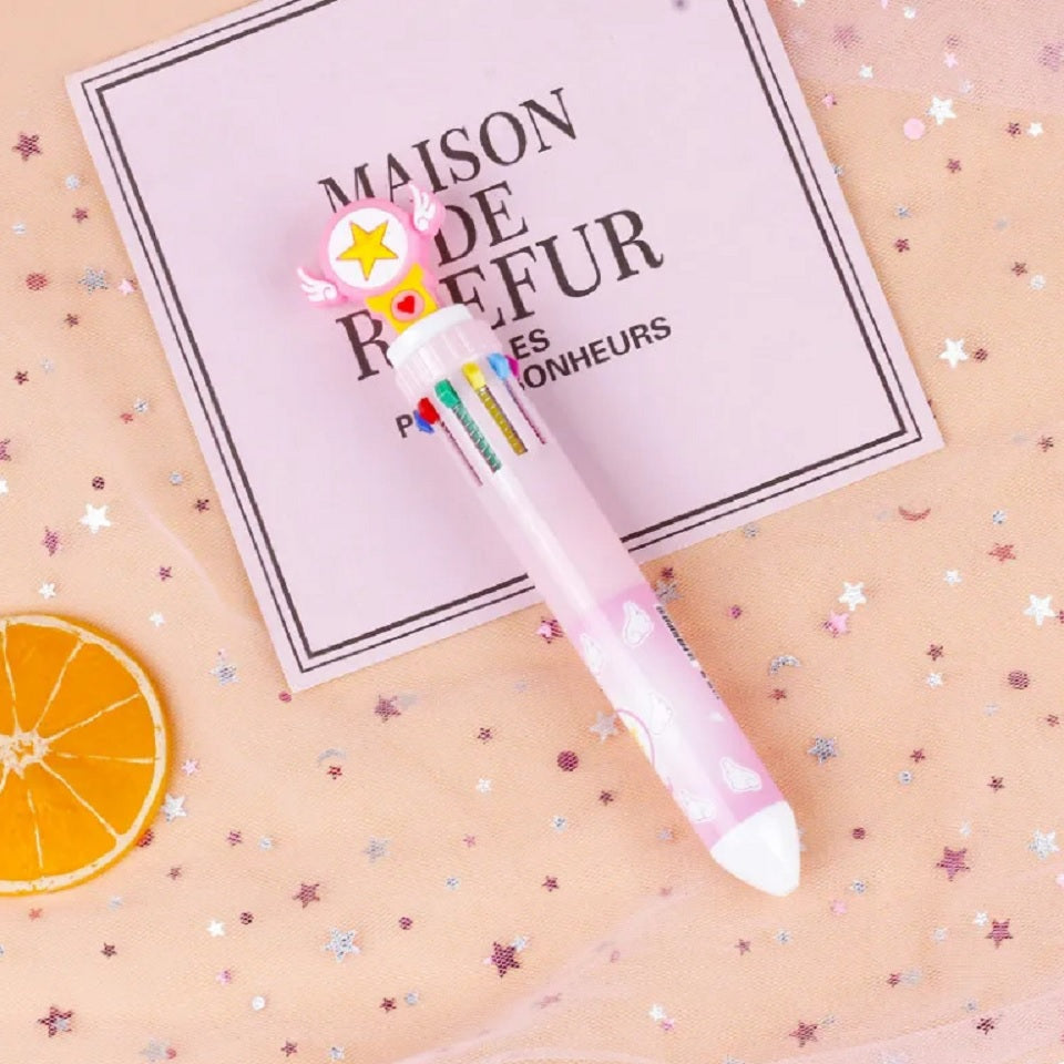 Stylo 10 couleurs card captor sakura
