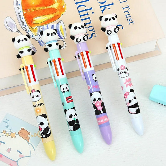 Stylo 6 couleurs panda (PROMO -20%)