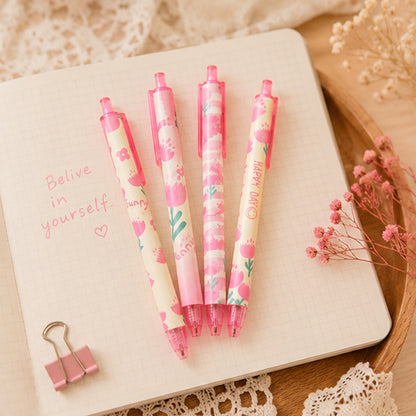 Stylo tulipes roses