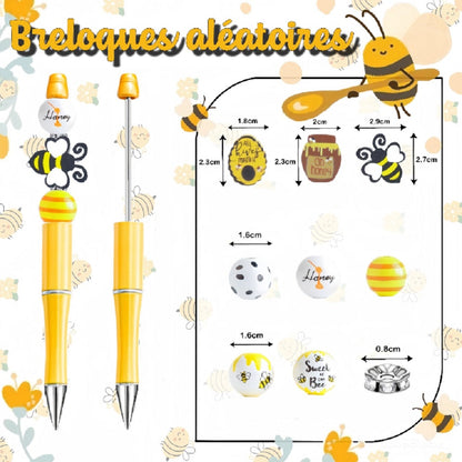 Stylo breloques DIY abeille
