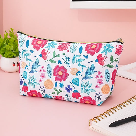 Trousse motif floral