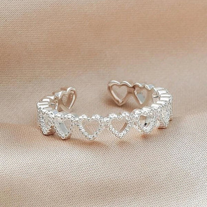 Bague petits coeurs