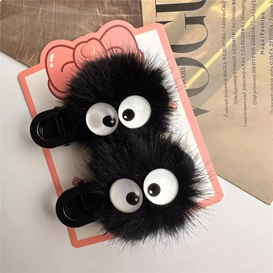 Lot de 2 barrettes à cheveux noiraudes