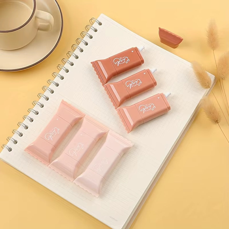 des blanco ruban en forme de sachet de biscuit dans un dégradé de marron trop adorable et gourmand