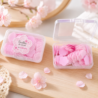Feuilles de savon fleur de sakura