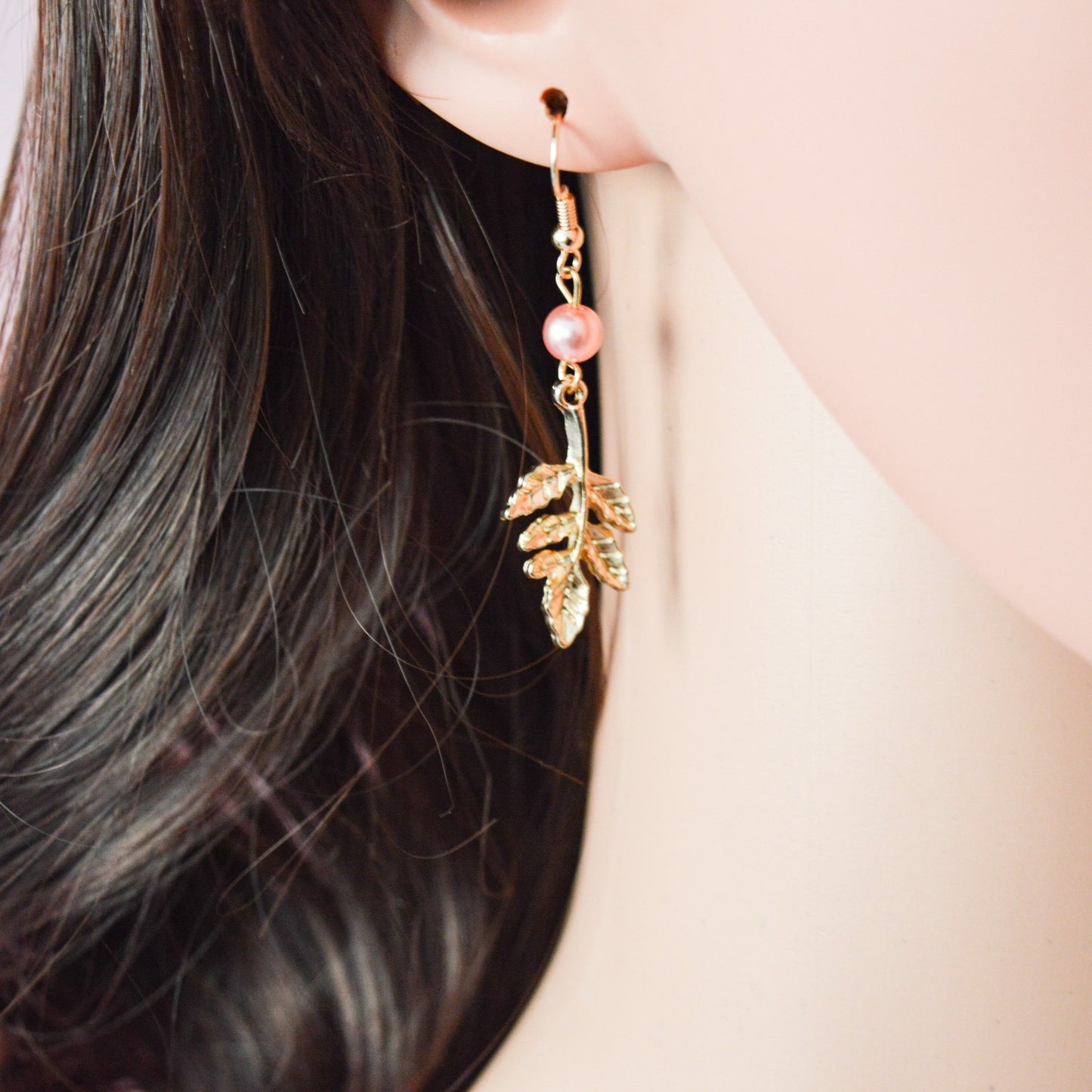 Boucles d'oreilles feuilles d'automne