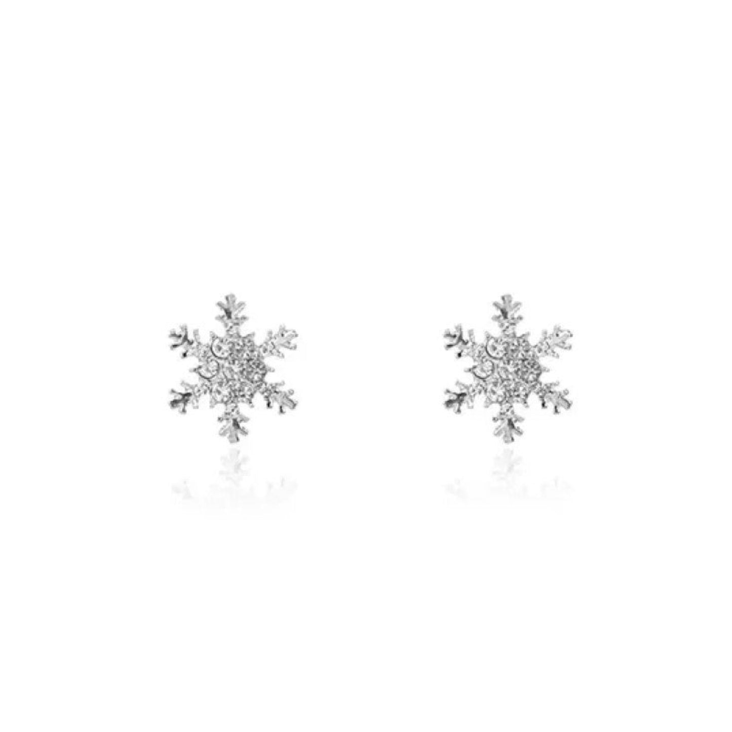 Boucles d'oreilles flocon de neige