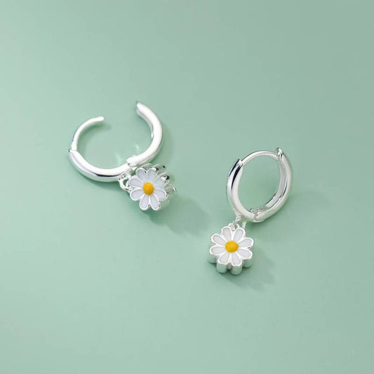 Boucles d'oreilles marguerites