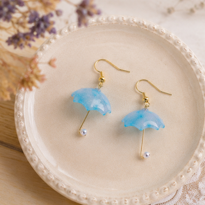 Boucles d'oreilles parapluie