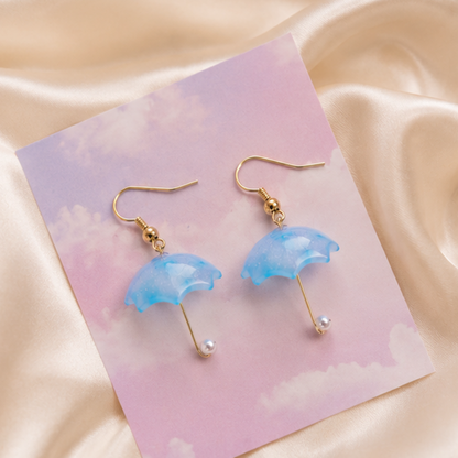 Boucles d'oreilles parapluie
