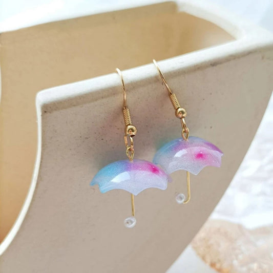 Boucles d'oreilles parapluies