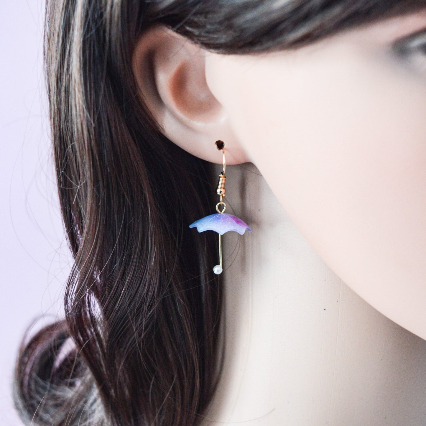 Boucles d'oreilles parapluies