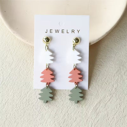 Boucles d'oreilles sapins