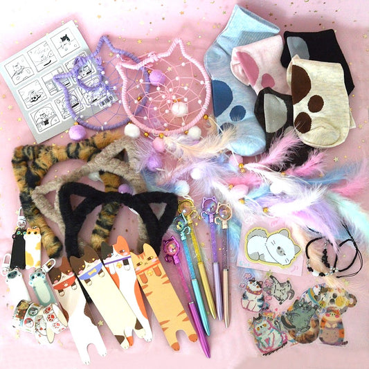 Box kawaii thème chat (PROMO -25%)