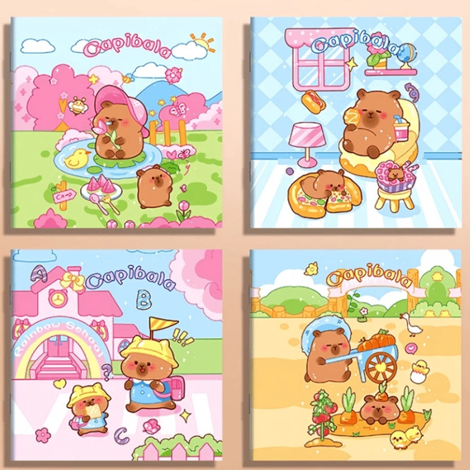 lot papeterie capybara