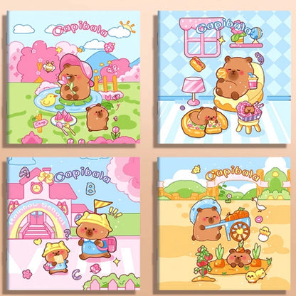 lot papeterie capybara