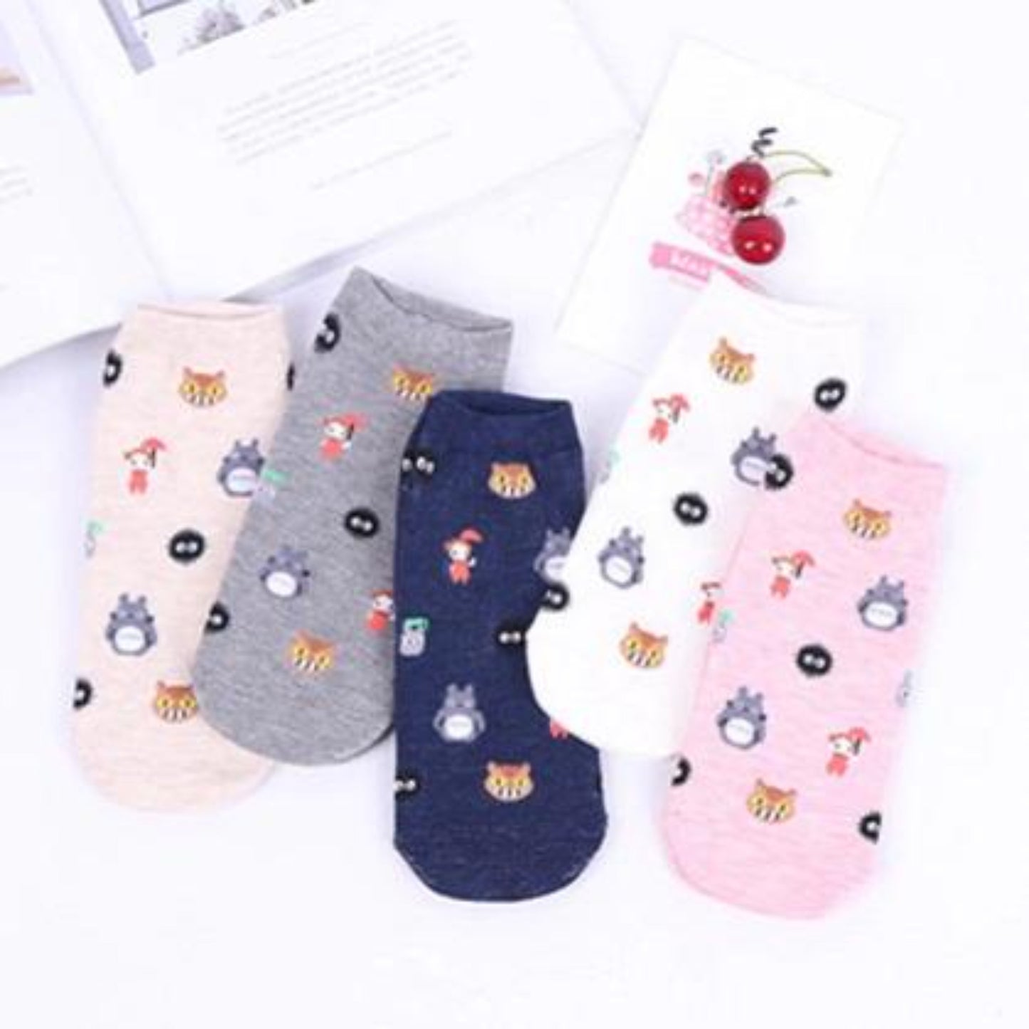 Chaussettes motif Totoro