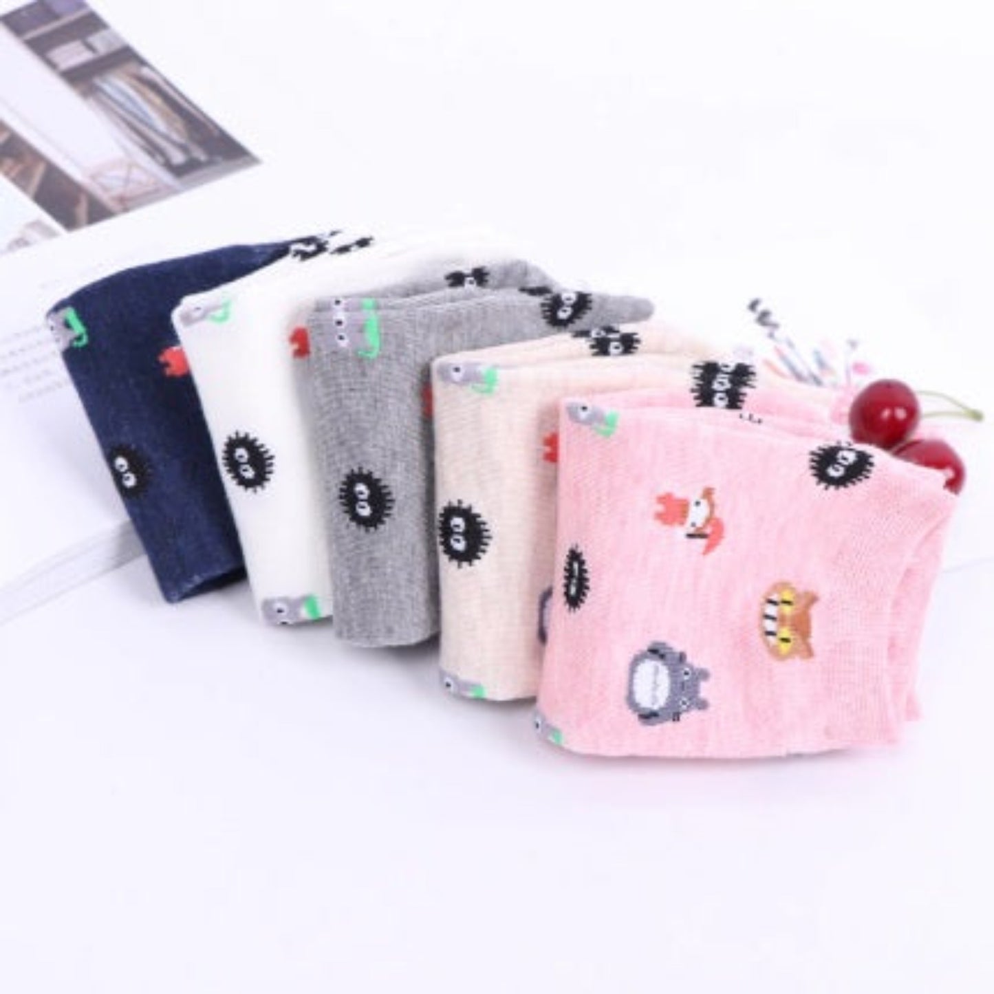 Chaussettes motif Totoro