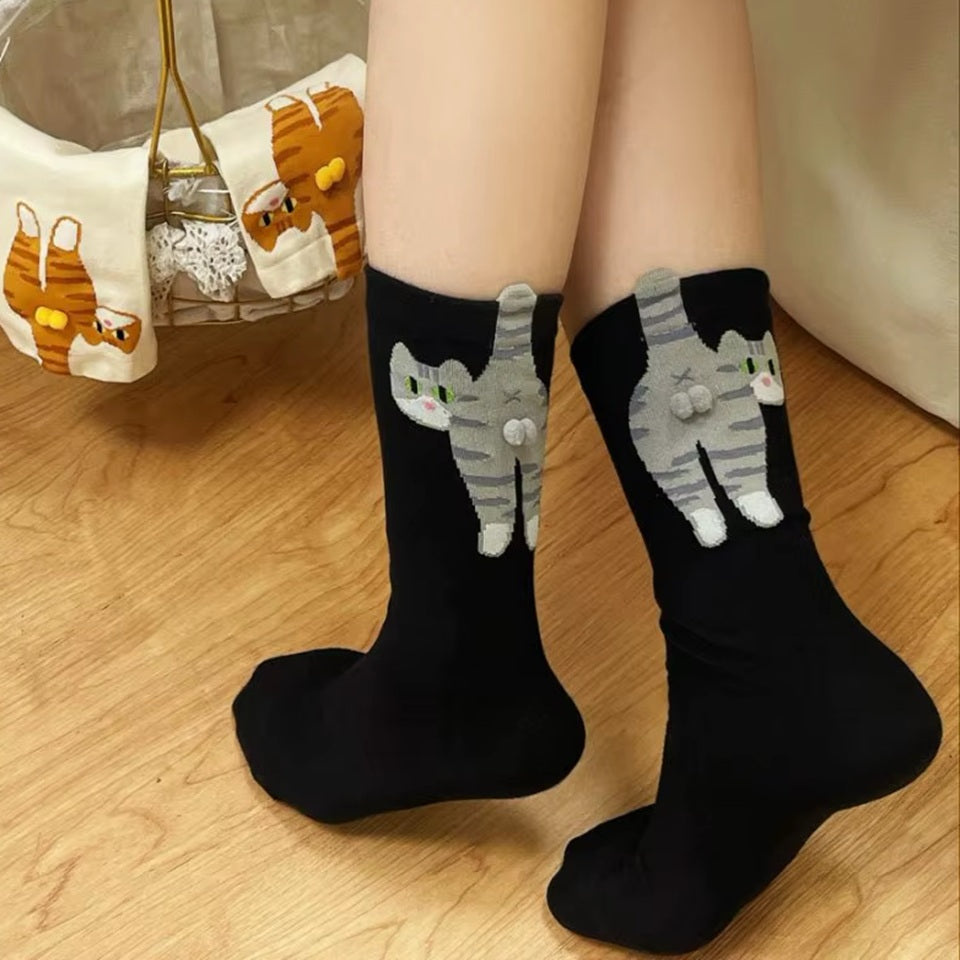 Chaussettes les coucougnettes du chat