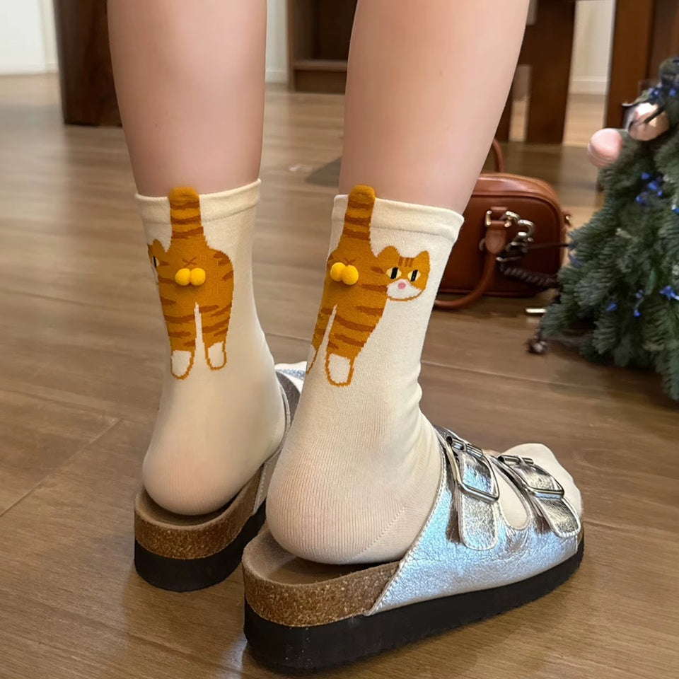 Chaussettes les coucougnettes du chat