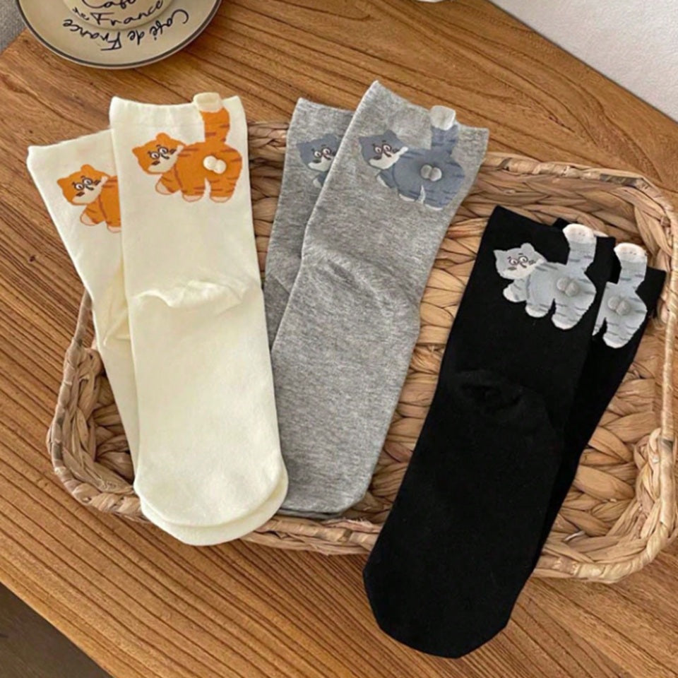 Chaussettes les coucougnettes du chat
