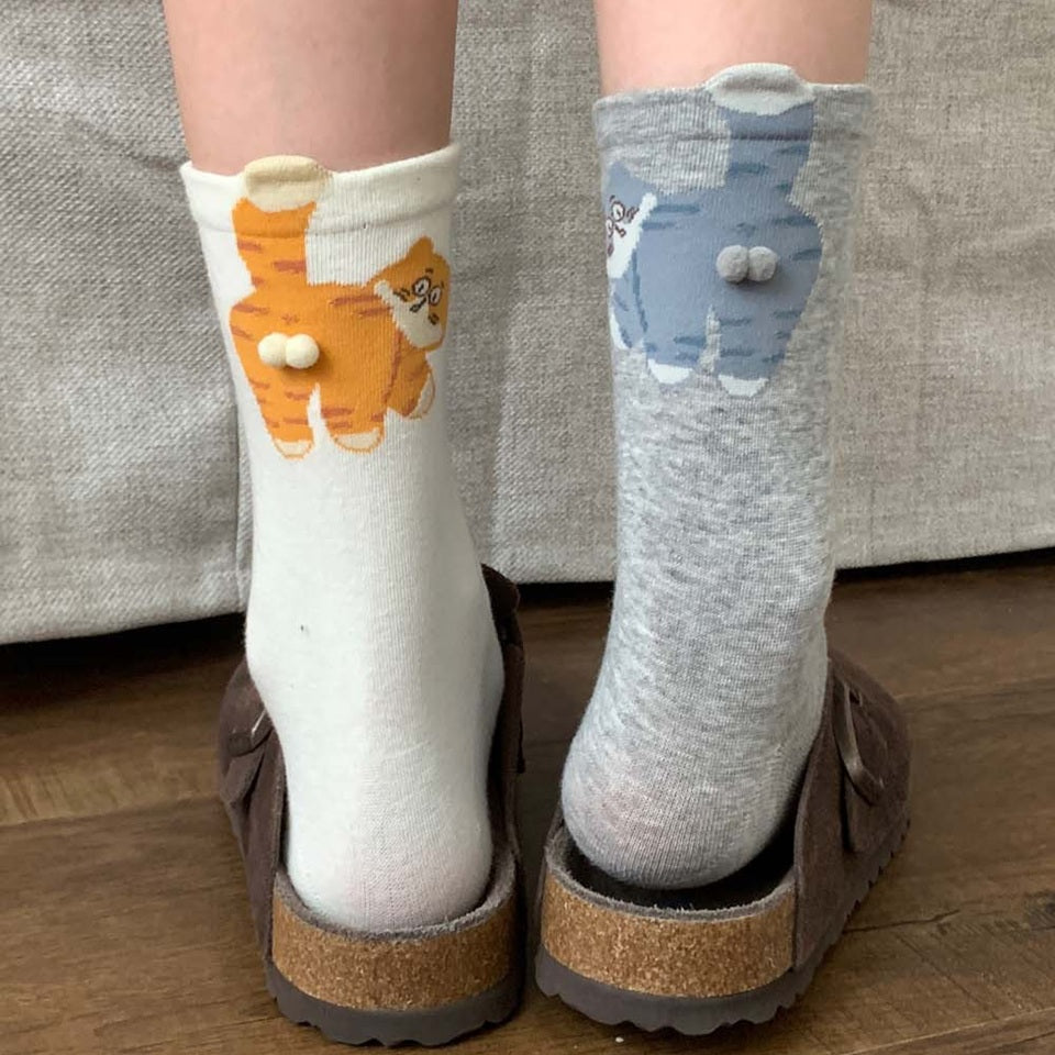 Chaussettes les coucougnettes du chat