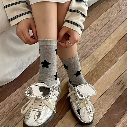 Chaussettes motif étoiles et petites lunes