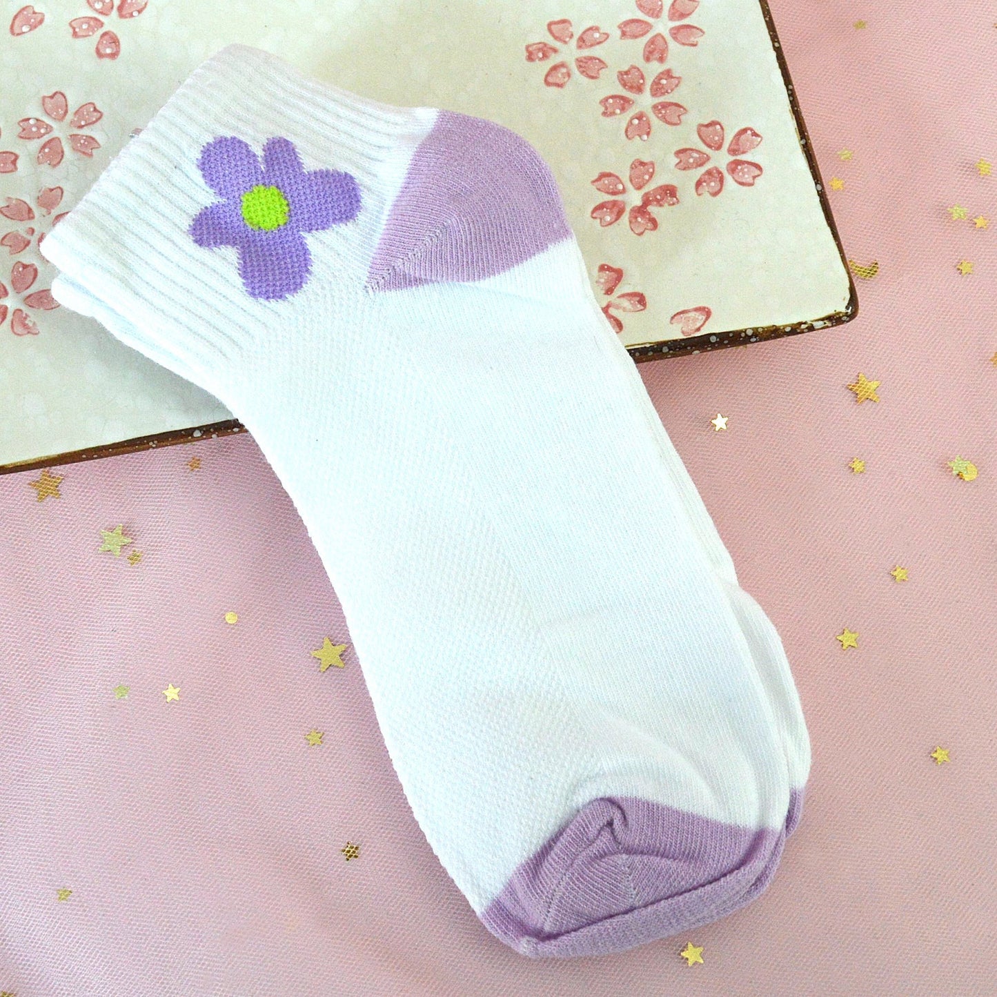 Chaussettes petites fleurs