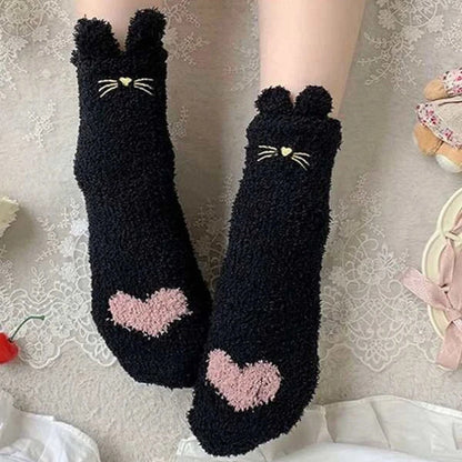 Chaussettes pilou cat lover