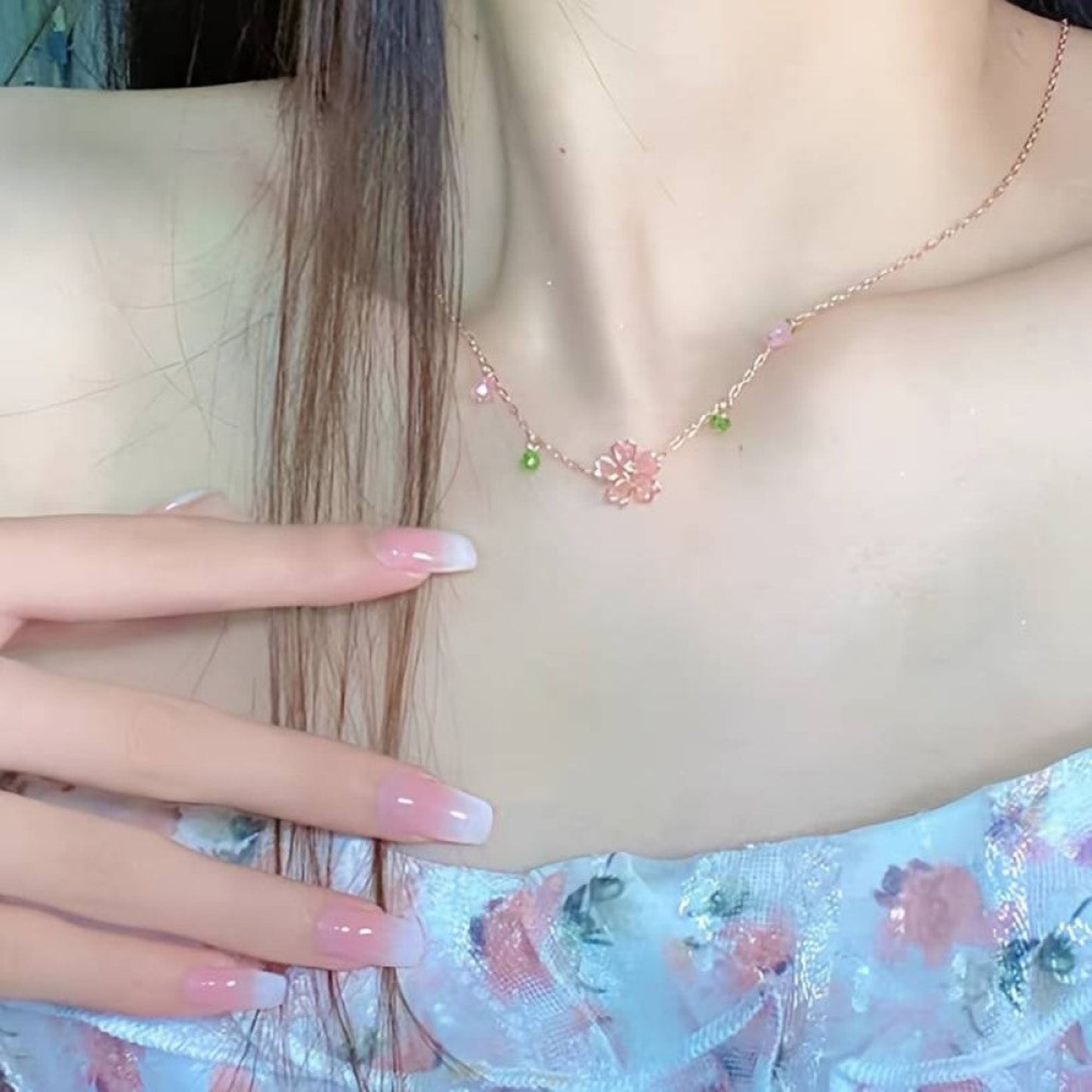 Collier élégance de sakura