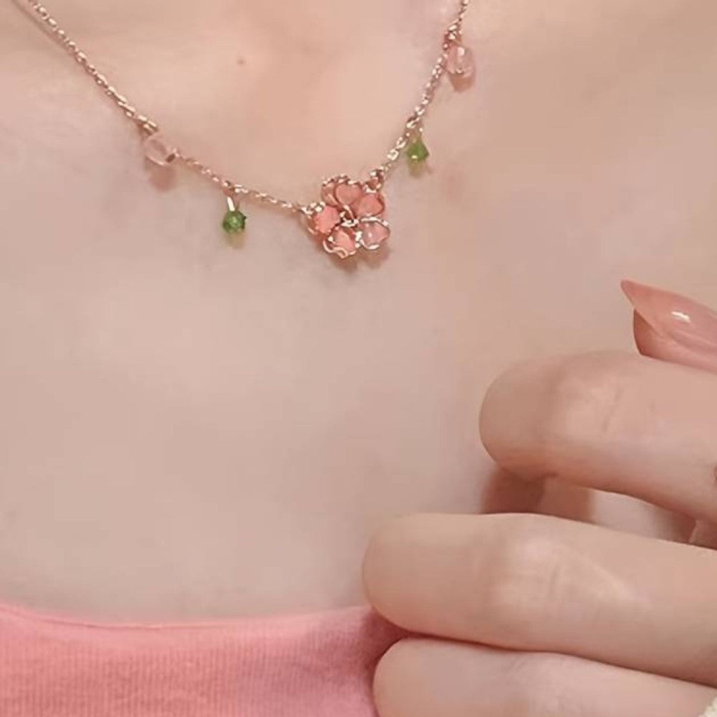 Collier élégance de sakura