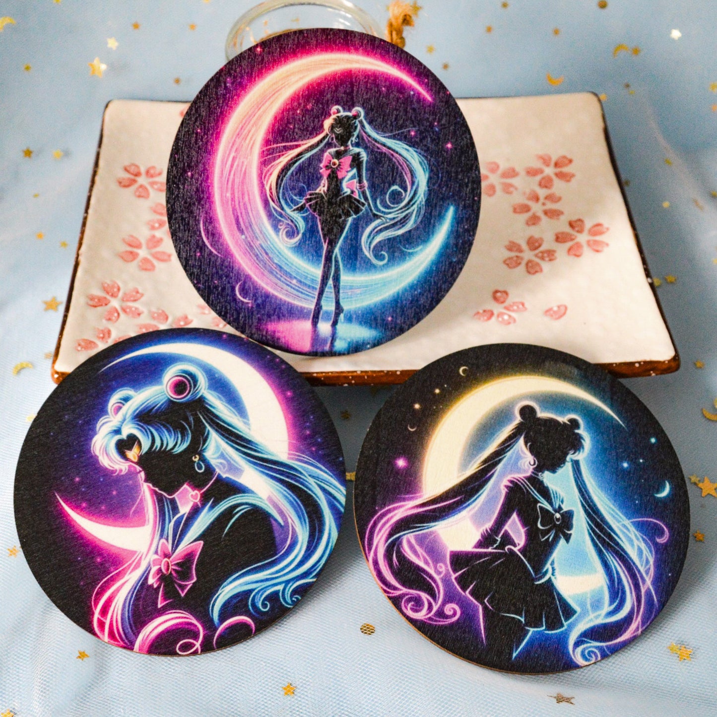 Lot de 2 dessous de verre Sailormoon