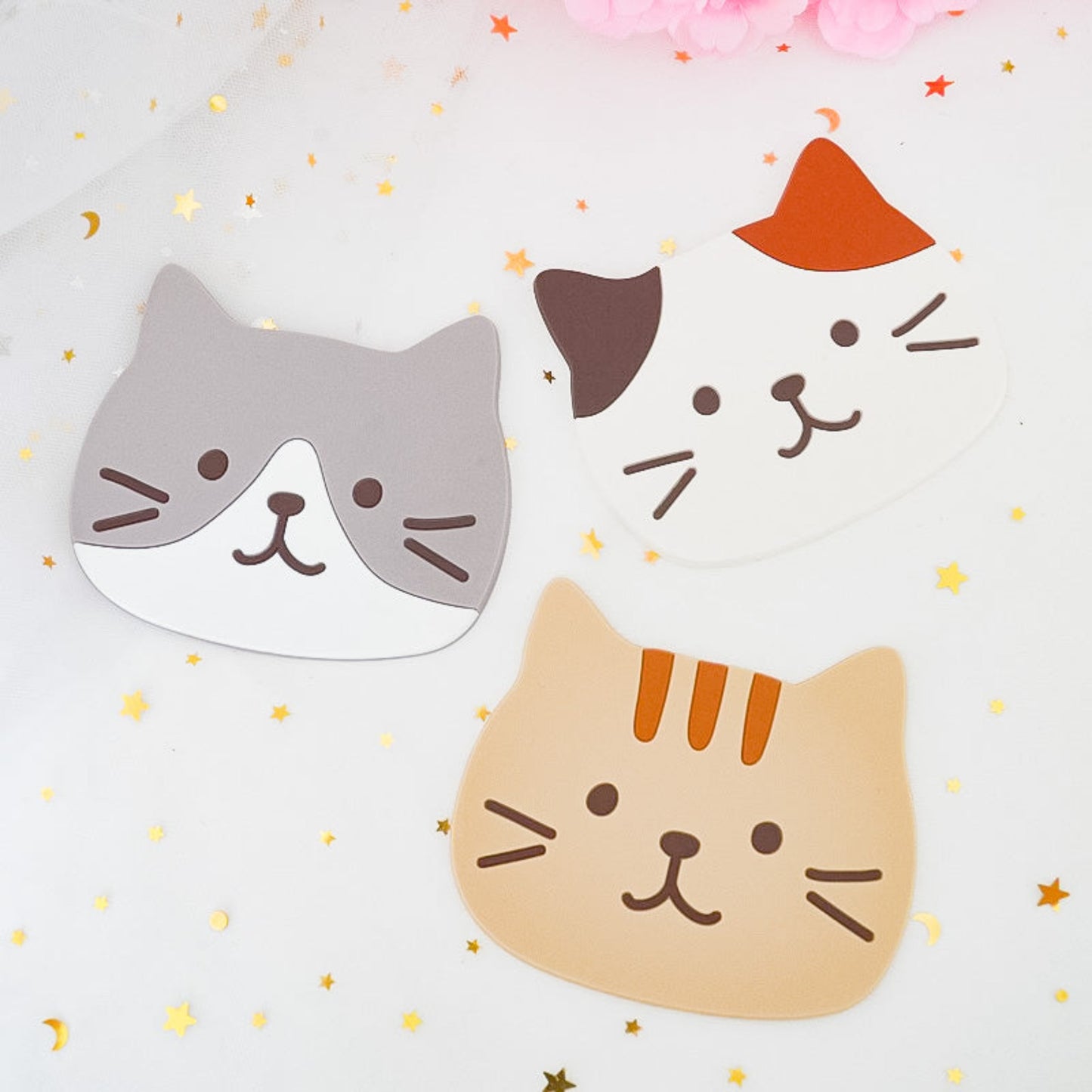 Dessous de verre kawaii chat