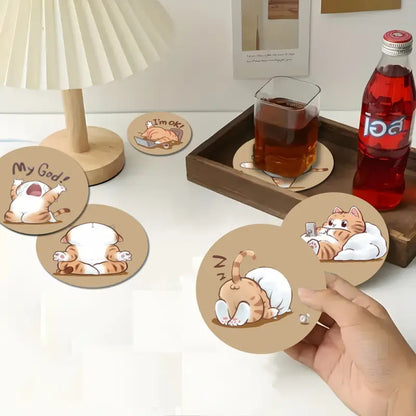 Dessous de verre chibi chat