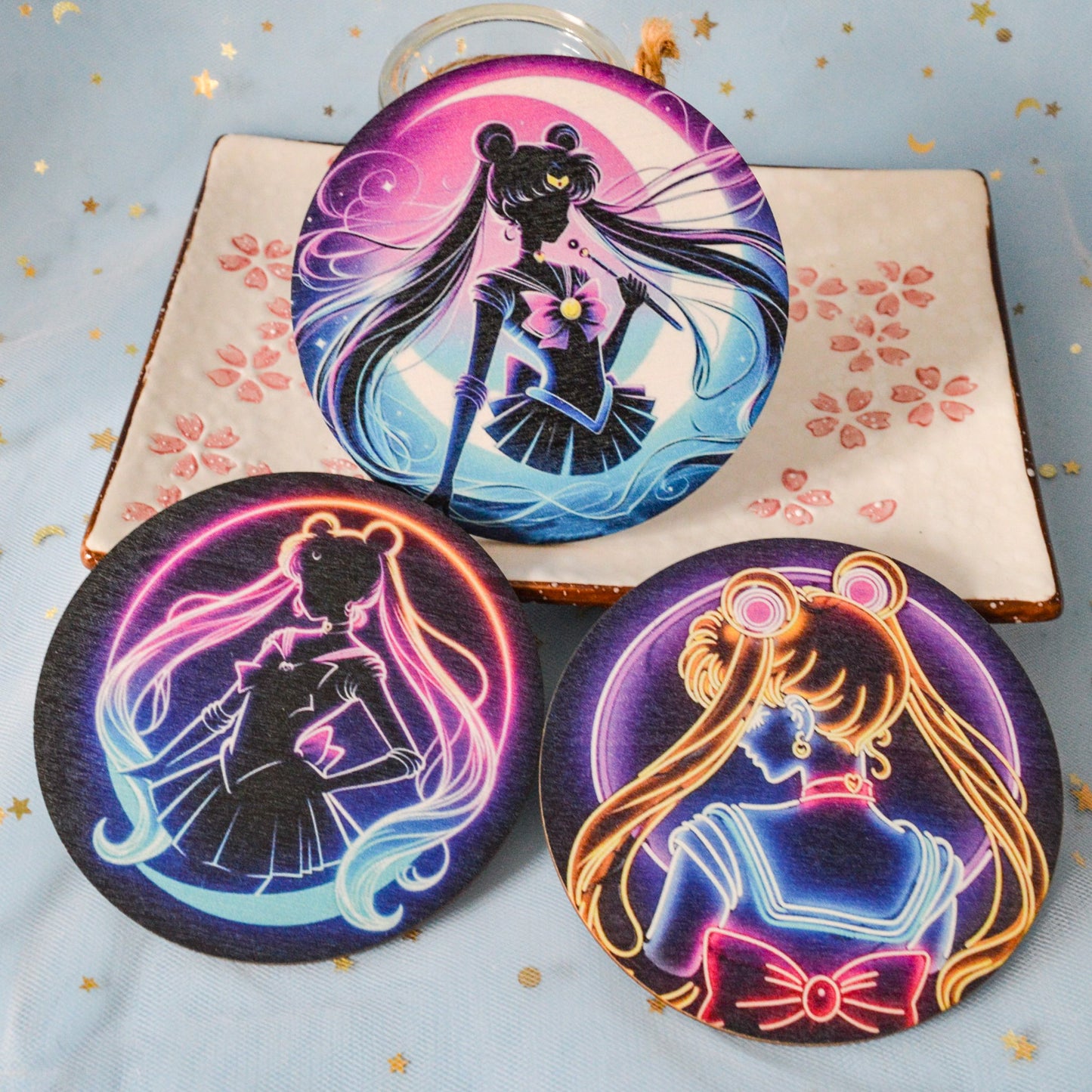 Lot de 2 dessous de verre Sailormoon