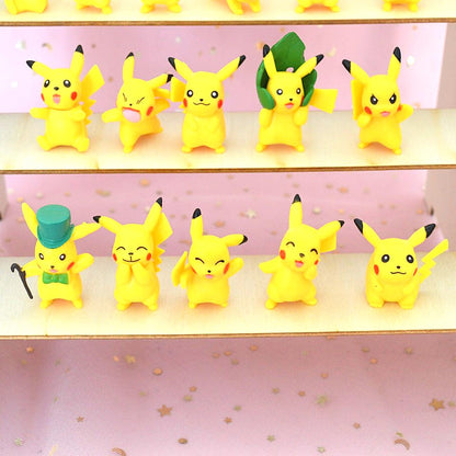 des figurines aussi jaunes et mignonnes que Pikachu. Dans différentes positions et expressions, ces figurines Pikachu sont de véritables trésors à collectionner.