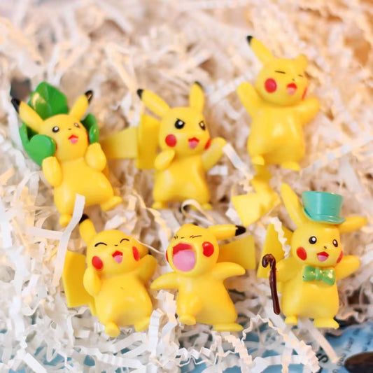des figurines aussi jaunes et mignonnes que Pikachu. Dans différentes positions et expressions, ces figurines Pikachu sont de véritables trésors à collectionner.