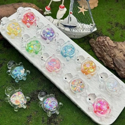Lot de 5 figurines petites tortues