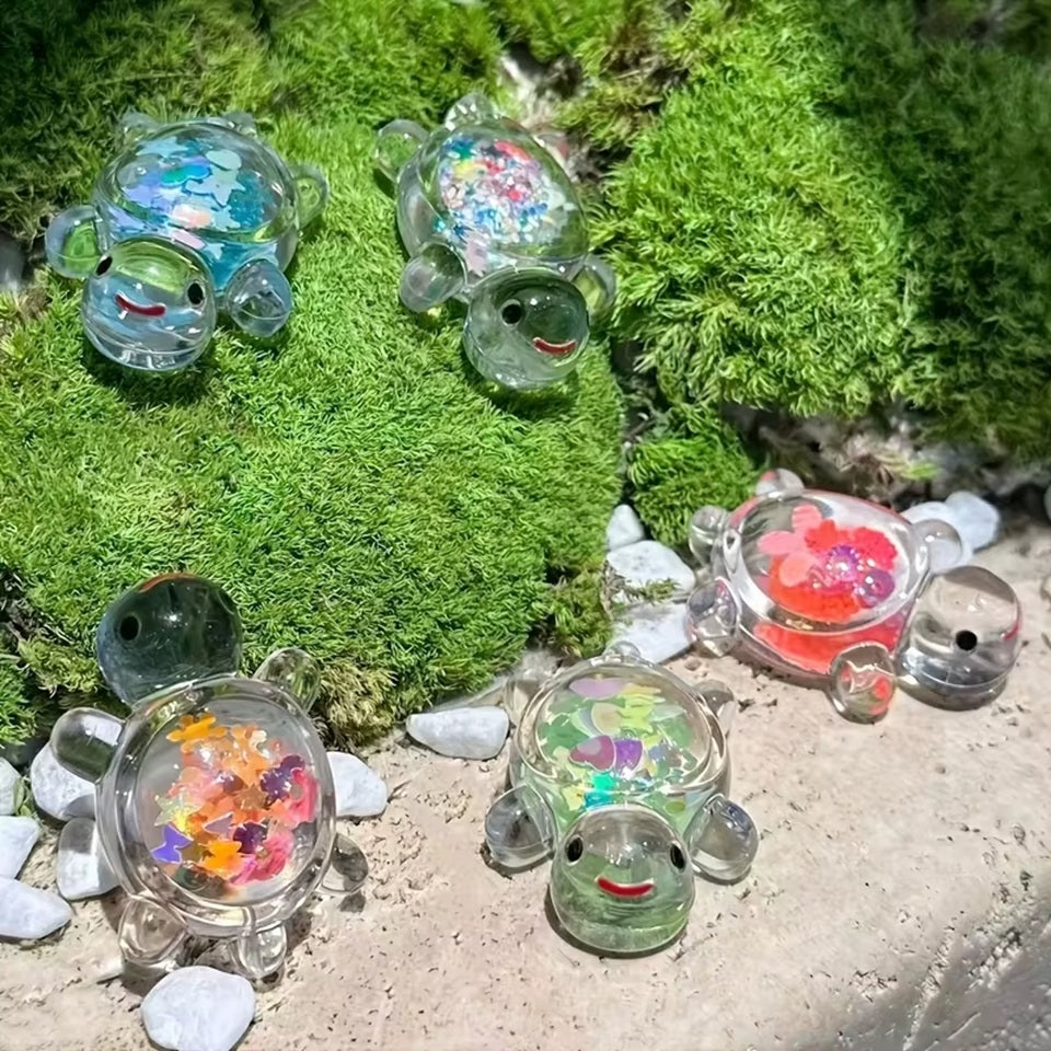 Lot de 5 figurines petites tortues