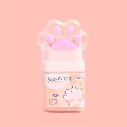 Gomme étui patte de chat