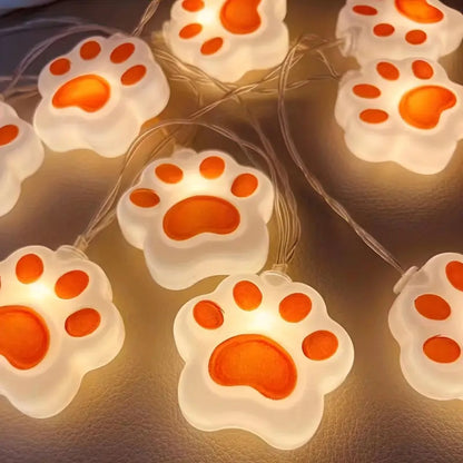Guirlande LED pattes de chat