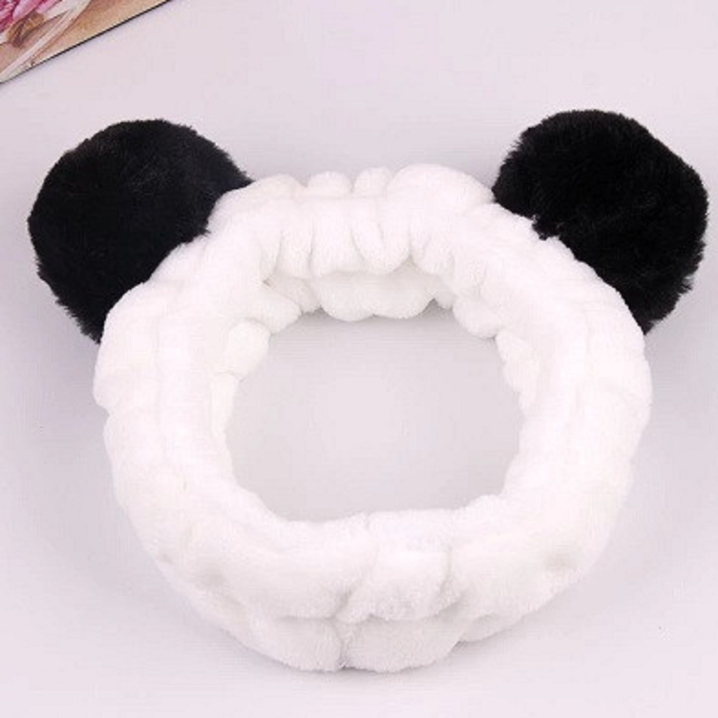 Headband panda noir