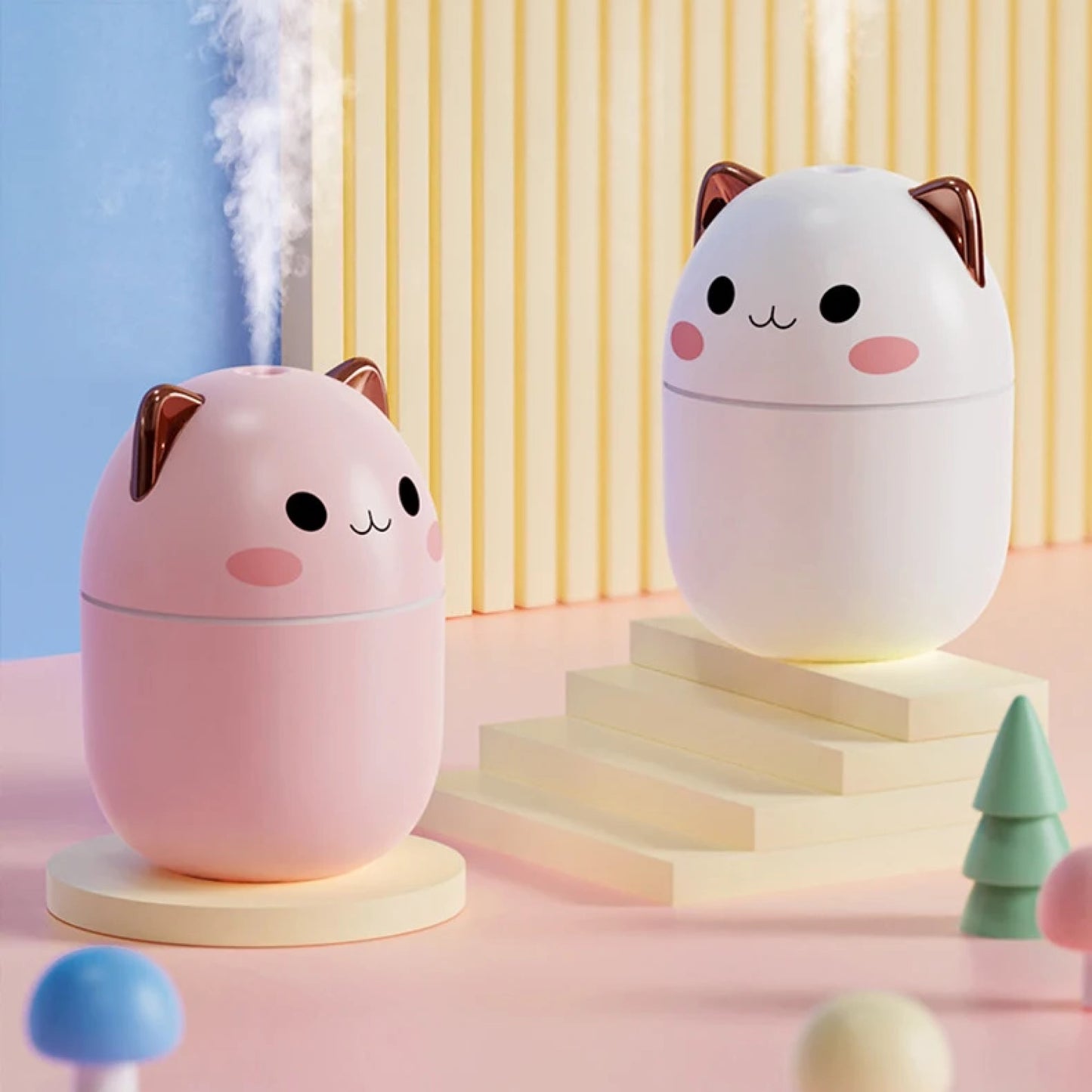 Humidificateur en forme de chat