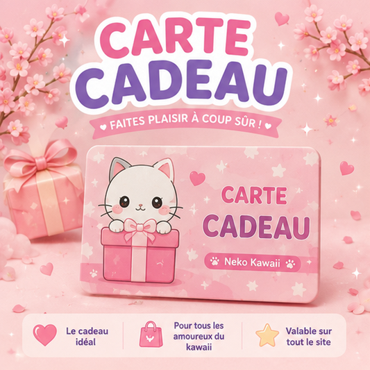 Carte cadeau Neko Kawaii