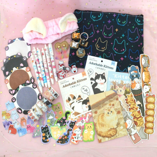 Box kawaii thème chat (PROMO -20%)