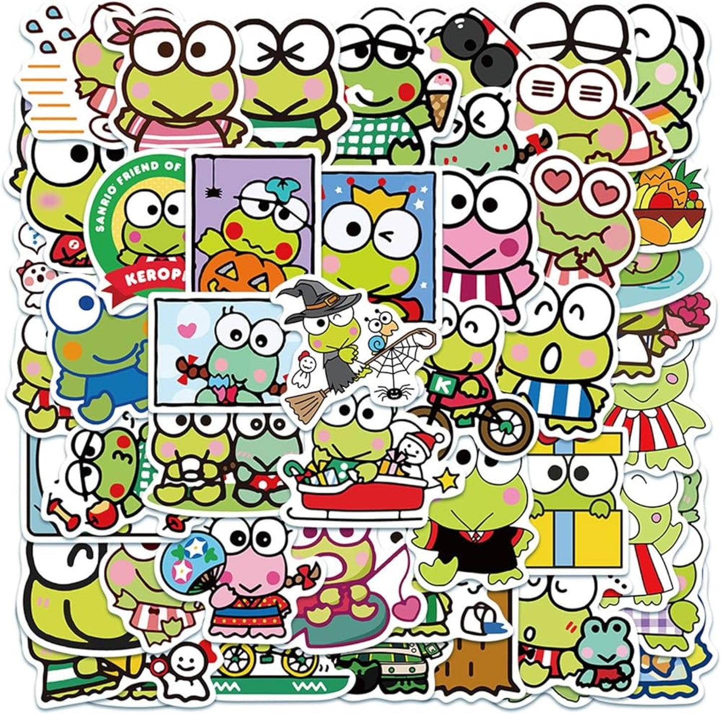 Lot de 20 stickers Keroppi